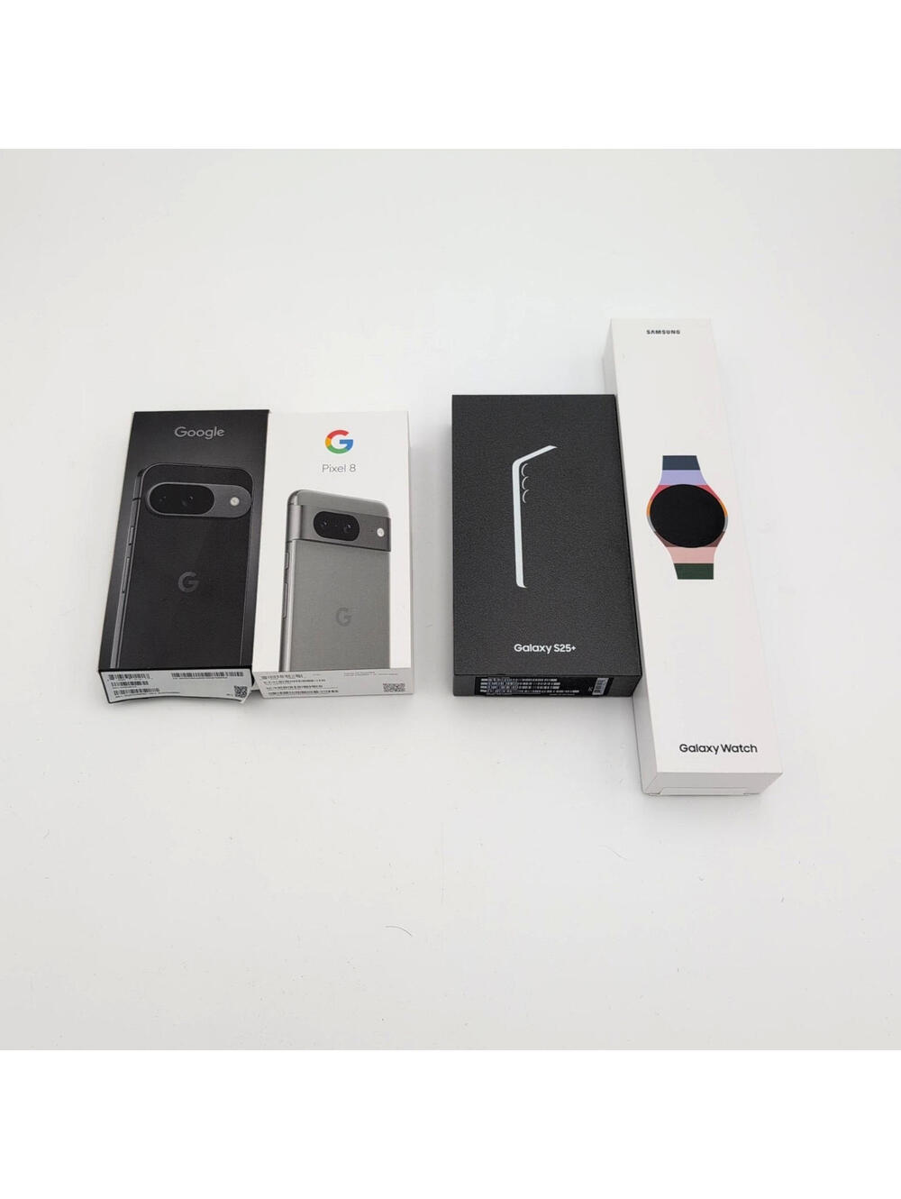 Lot of 4 CASES ONLY - Google Pixel 8/9 Samsung S25+ Galaxy Watch 7 - CASES ONLY